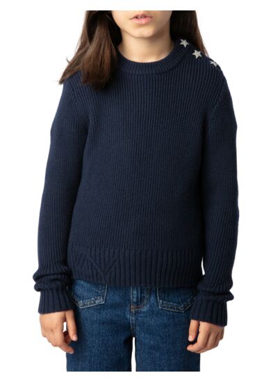NAVY STARS SWEATER