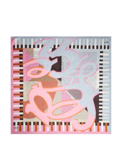 Motif Signature Duo - Carre 90 - Multico Rose