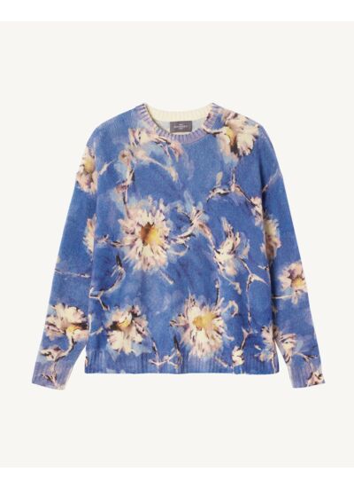 Pull col rond imprimé - Femme - NIAGARA