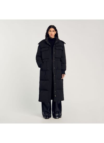 Doudoune longue matelassée