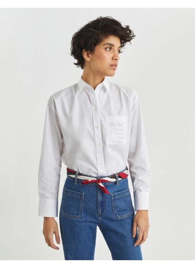 Chemise Charlotte blanche broderie Love Spell