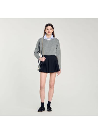 Jupe short plissée