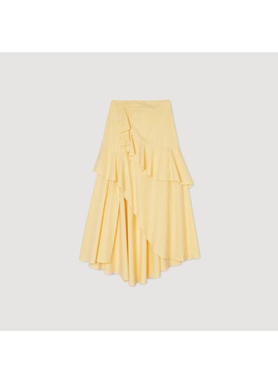 Jupe longue asymétrique
