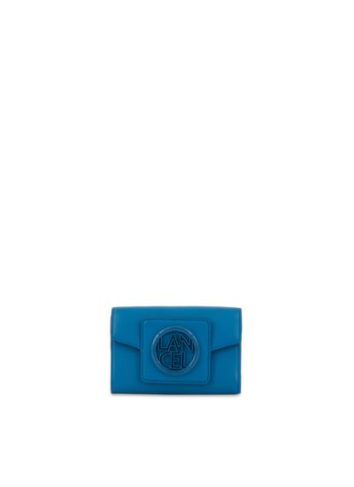 Roxane De Lancel - Portefeuille Rectangulaire Compact Rabat - Cobalt