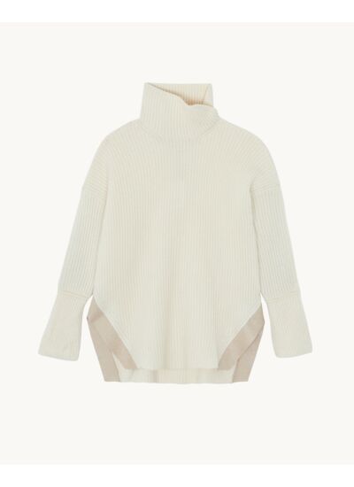 Pull Indra blanc vintage