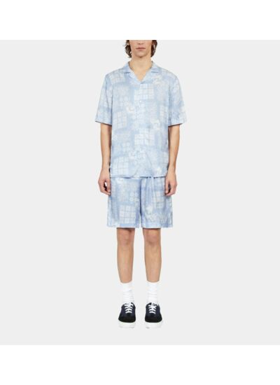 Chemise Imprimée Manches Courtes Homme