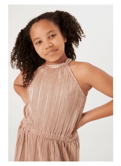 Girls Dress Brown