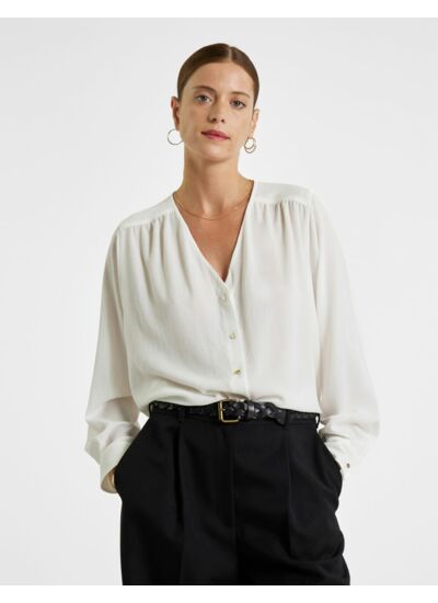 Chemise oversize Enorah écrue