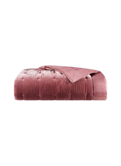 Yves Delorme - Couvre lit en soie marron, Cocon
