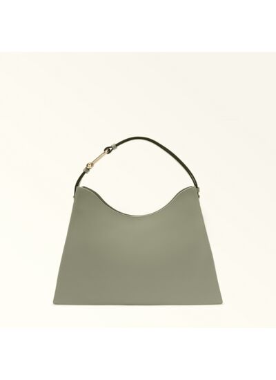 FURLA NUVOLA L HOBO - VITELLO ROMA+TESSUTO CANVAS