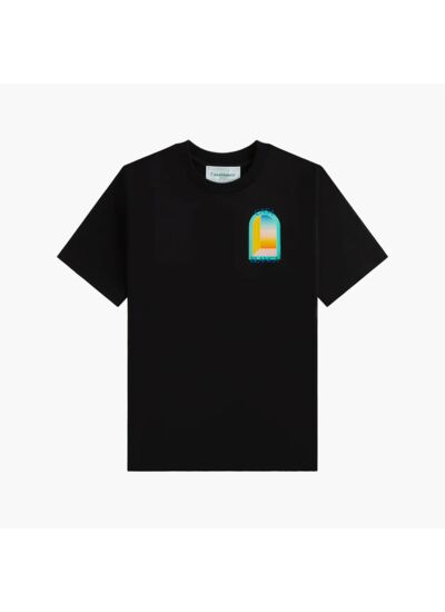 Casablanca T-Shirt L'Arc Coloré Noir