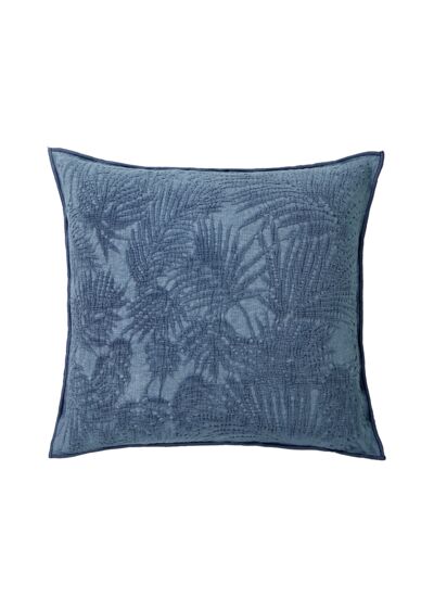 Yves Delorme - Housse de coussin en coton vert, Vérone