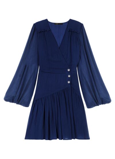 Robe courte volantée