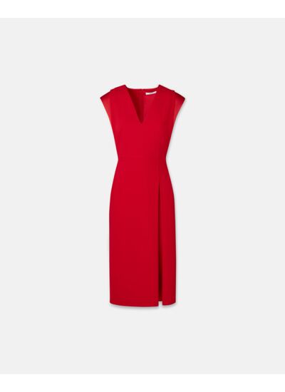 Robe Roussel Rouge en Polyester