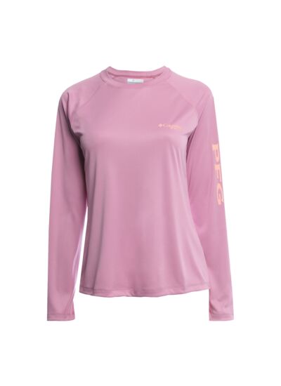 Tidal Sands Long Sleeve Tee Rose