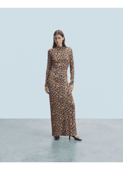 Robe Longue Manche Longue Jersey