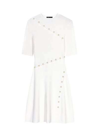 Robe courte en maille