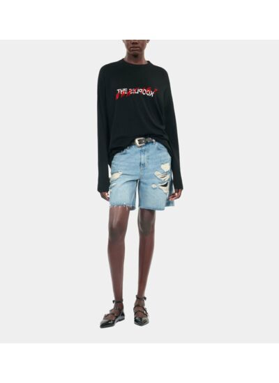 Pull What Is En Laine Noir Femme