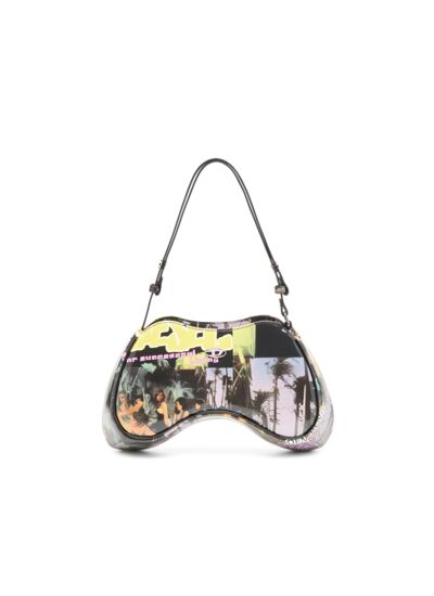 Play-Sac à bandoulière en PU glossy imprimé