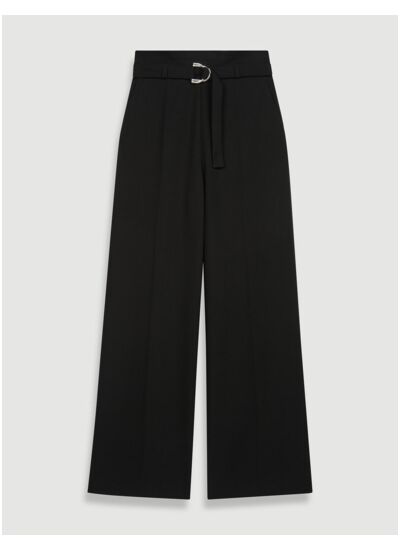 Pantalon large avec ceinture