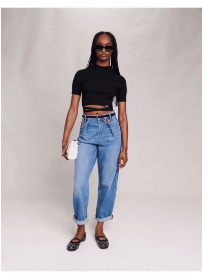 Crop top croisé