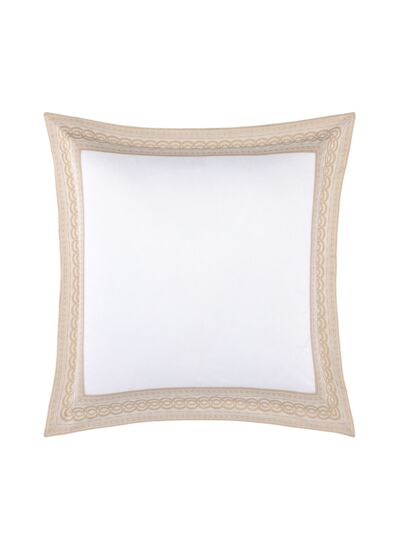 Yves Delorme - Taie d'oreiller en satin blanc, Joyau