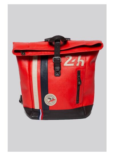 Sac à dos Cuir 24h Bright red