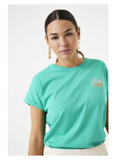 Women T-shirt Green