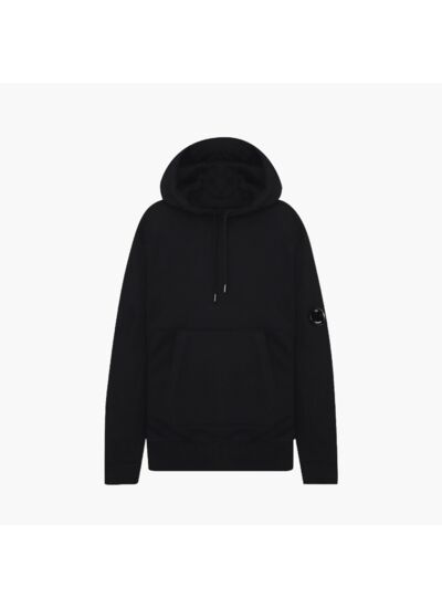 C.P Company Pul Hoodie Diagonal Raised Noir
