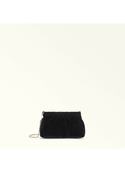 FURLA NUVOLA MINI CROSSBODY POUCH - VELVET SATIN