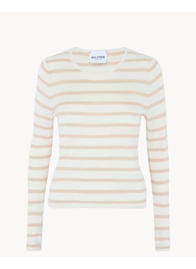Pull Maori Marin beige organic