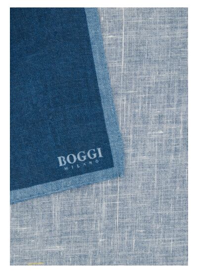 Pochette En Lin Avec Motif À Bord Contrasté