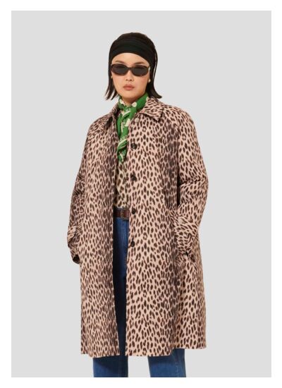Manteau Igor-Chocolat en Polyester