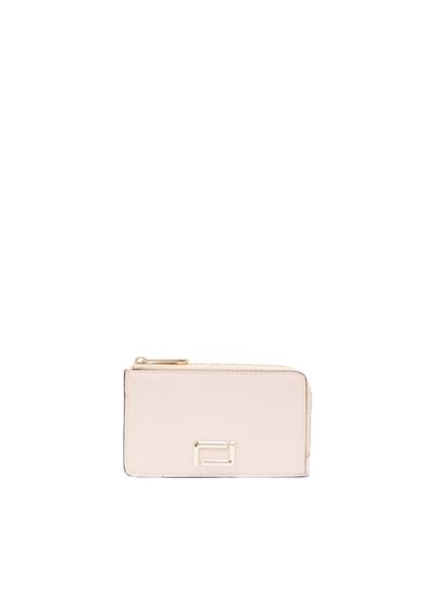 ANGELE DE LANCEL - PORTE-CARTES ZIPPE - Rose Quartz