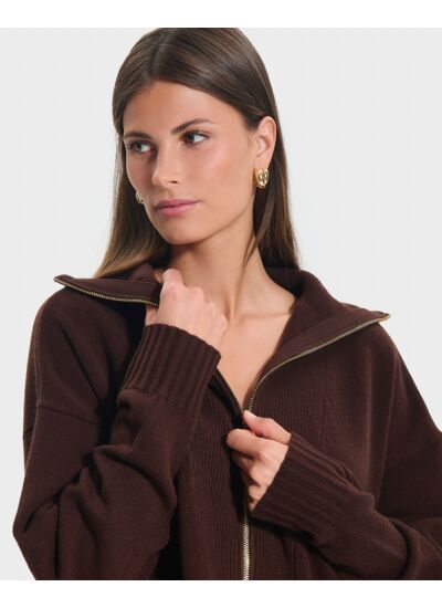 Pull Nabu Chocolat en Laine