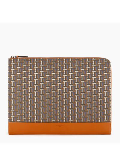 Pochette ordinateur 14 Camille en toile monogramme