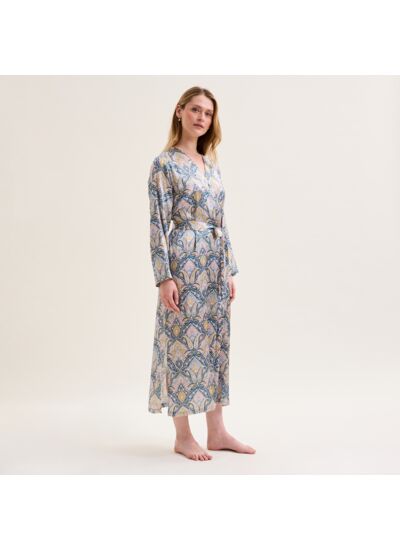 Laurence Tavernier - Robe De Chambre en satin de soie, Dandy
