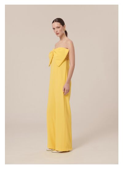 Combinaison Coeur-Jaune en Polyester