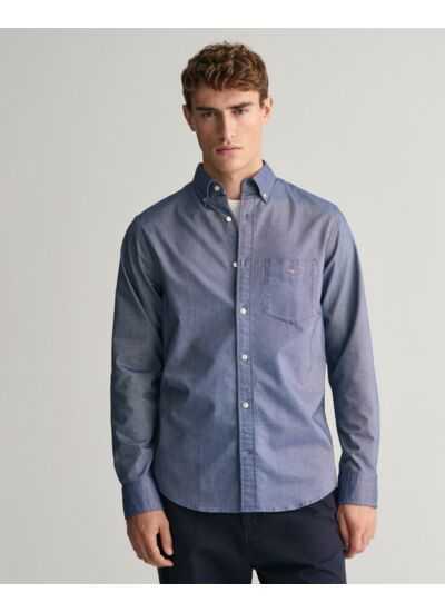 Chemise regular fit en coton Oxford classique