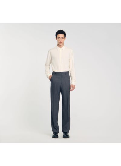 Pantalon de costume large