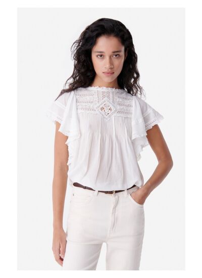 Blouse Calisson En Coton Mélangé