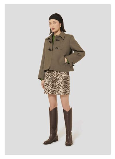 Manteau Manoel-Noisette en Laine Froide