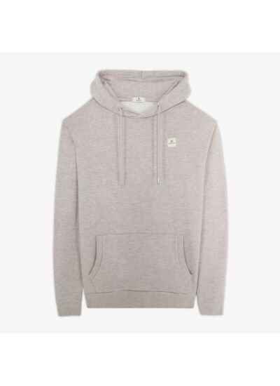 Sweat Scott à capuche beige chiné