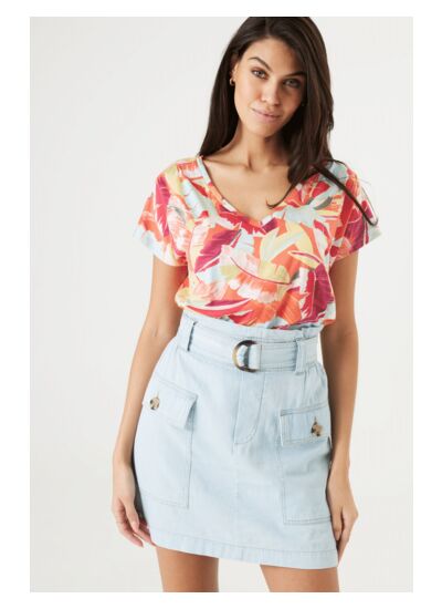 Women T-shirt Orange