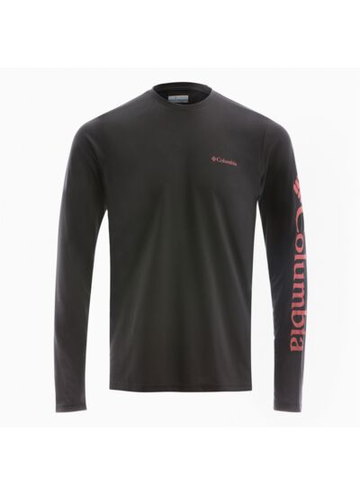 Marshall Valley Long Sleeve Logo Tee Gris