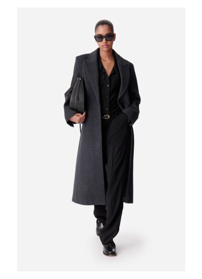 Manteau Darius En Laine Mélangée