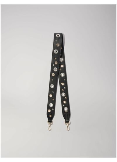 Bandoulière en cuir et œillets