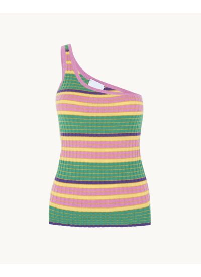 Top Joko Top Asymétrique Soie et Cachemire, 1 fil