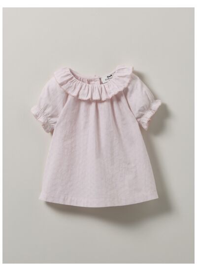 BLOUSE MC DOBBY