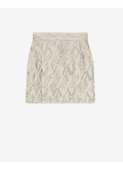 Jupe À Plis En Lurex Yamas